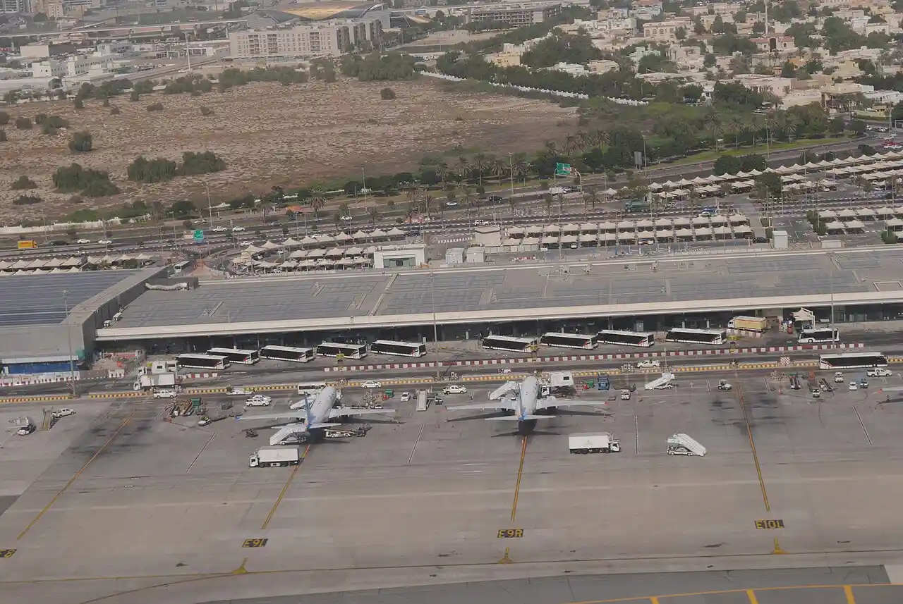 Dubai International Airport from above — Velora airport transfers