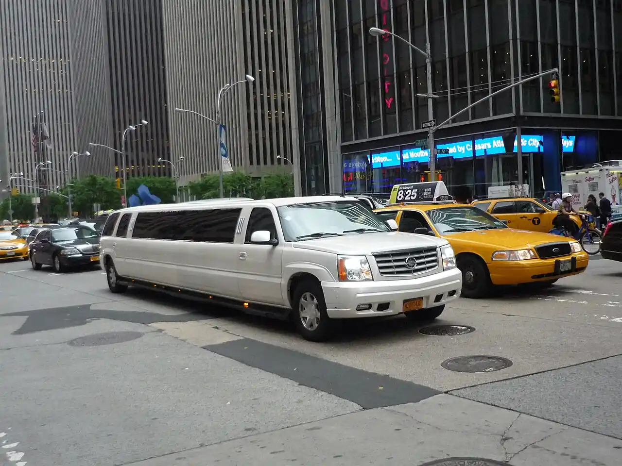Cadillac Escalade Stretch Limousine for hire in Dubai