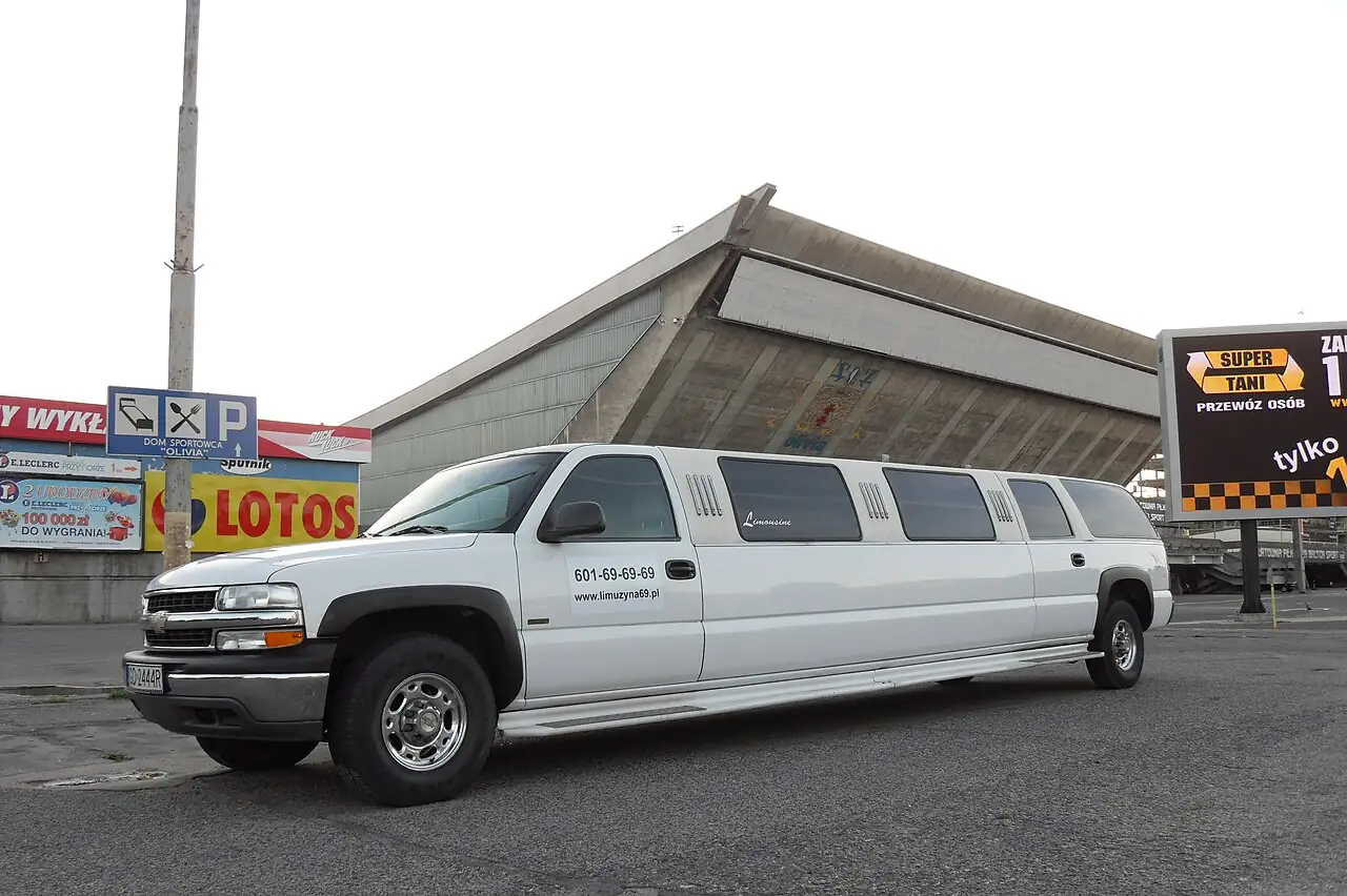 Chevrolet Suburban Stretch Limousine for hire in Dubai