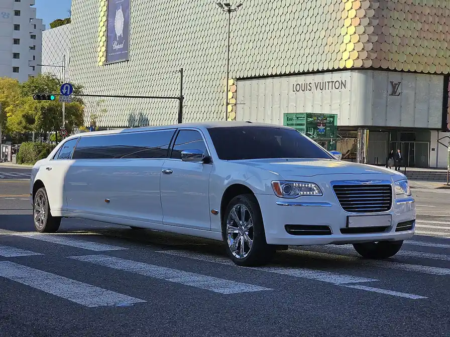 Chrysler 300 Stretch Limousine — cabin and detail view